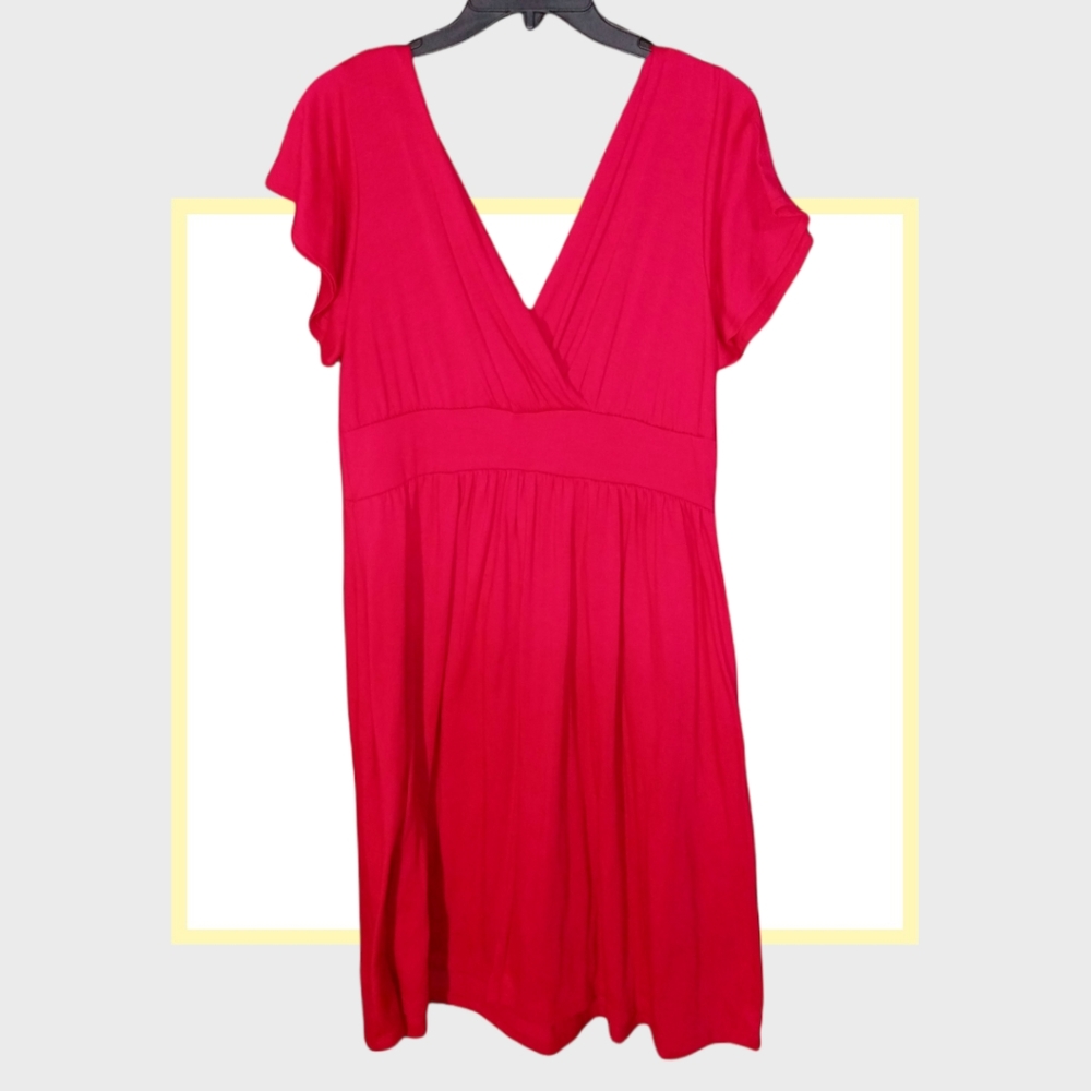 🌞3/$15 Red Lane bryant dress 14/16